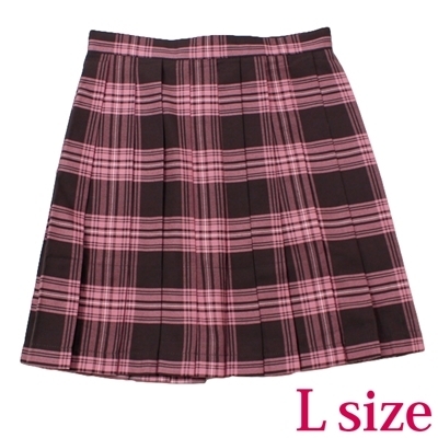 �|�P�b�g�t���̃`�F�b�N���v���[�c�X�J�[�g�P�i�@�s���N�~�u���E���@�k�T�C�Y�i�R�X�v���ߑ��j